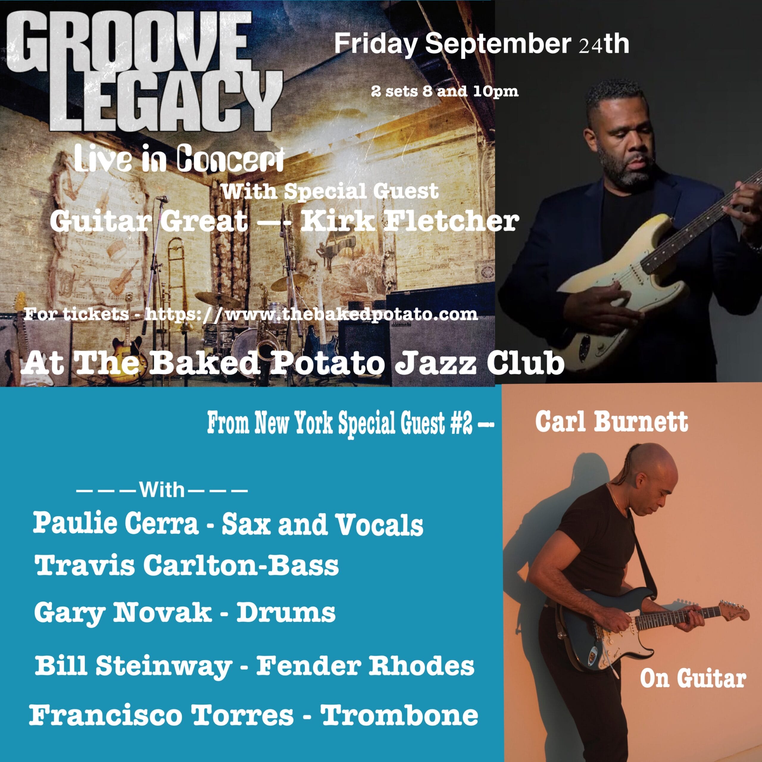 GROOVE LEGACY - Friday, September 24, 2021