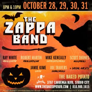 The ZAPPA Band - Friday, October 29, 2021