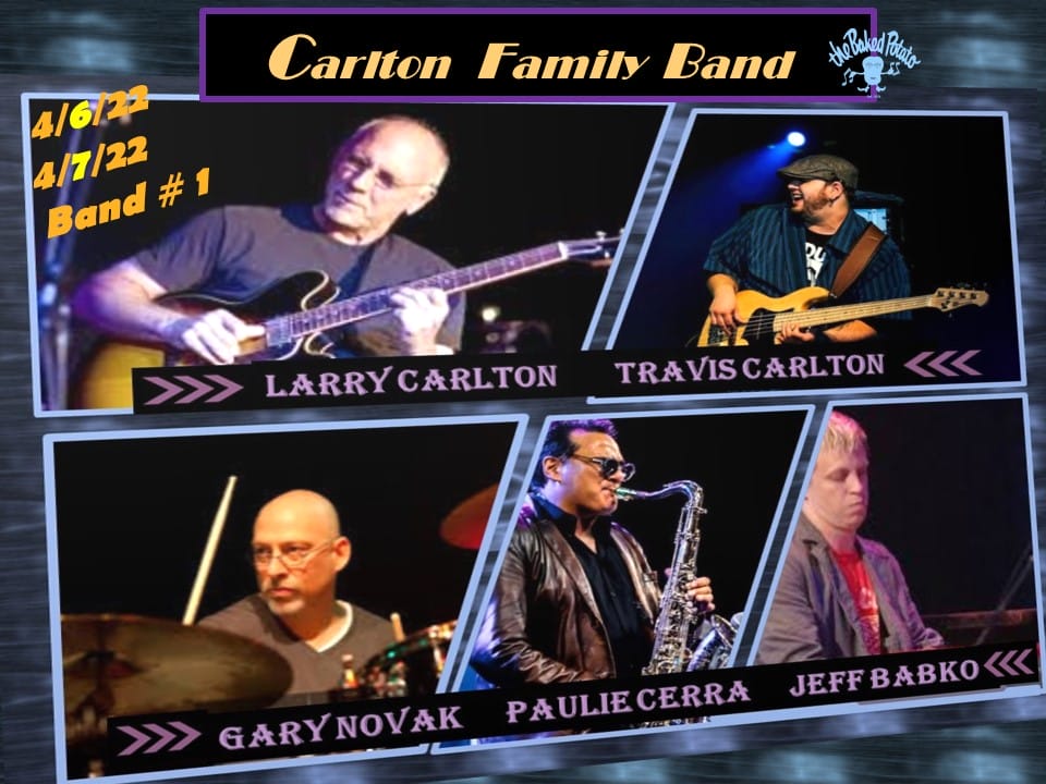 The CARLTON FAMILY Band #1 - Wednesday, April 6, 2022