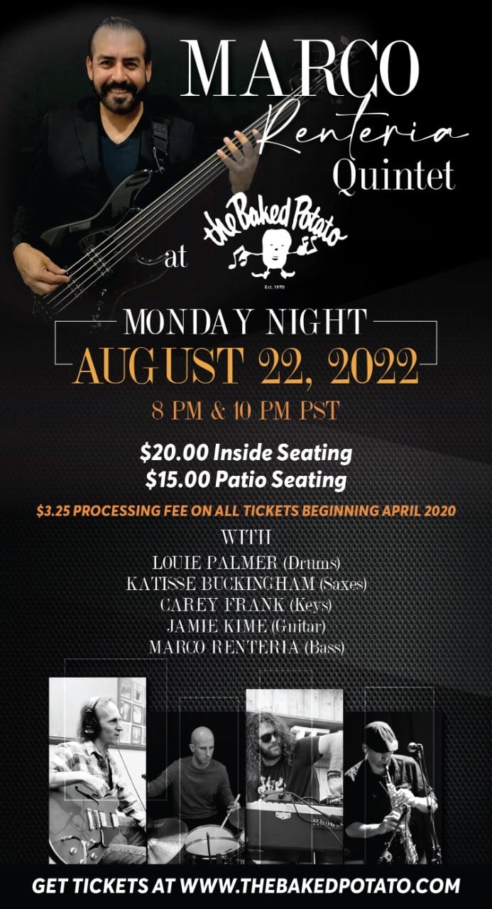 MARCO RENTERIA BAND - Monday, August 22, 2022