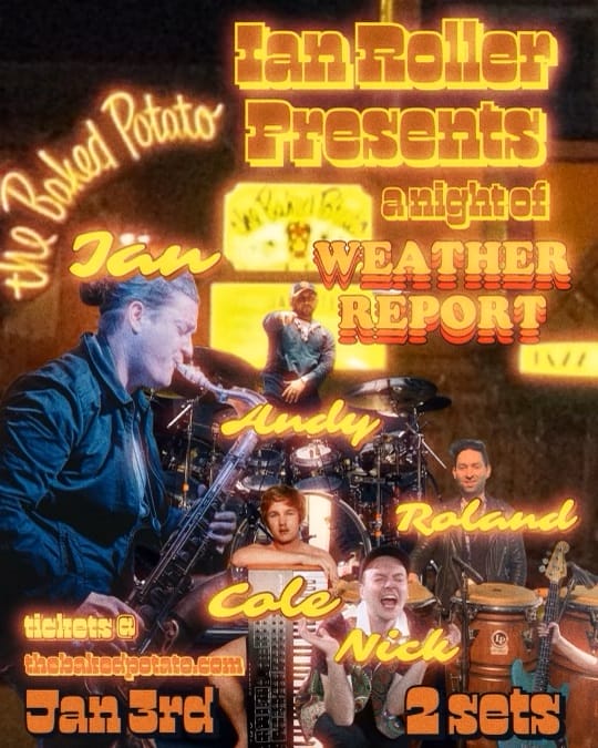 IAN ROLLER and FRIENDS - Tuesday, January 3, 2023