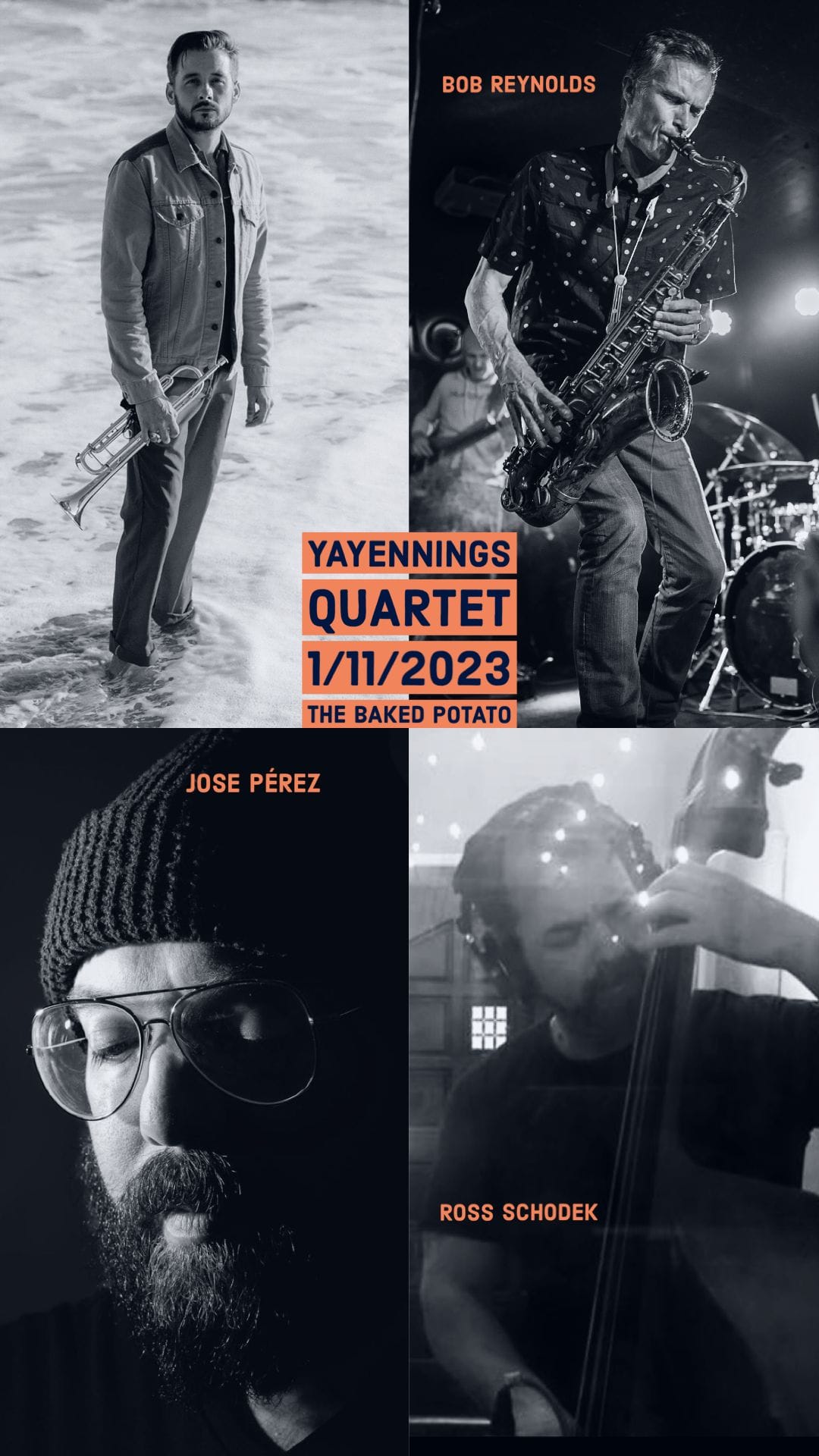 The YAYENNINGS QUARTET - Wednesday, January 11, 2023