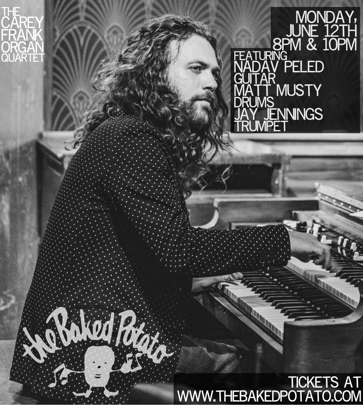 The CAREY FRANK Quartet - Monday, June 12, 2023