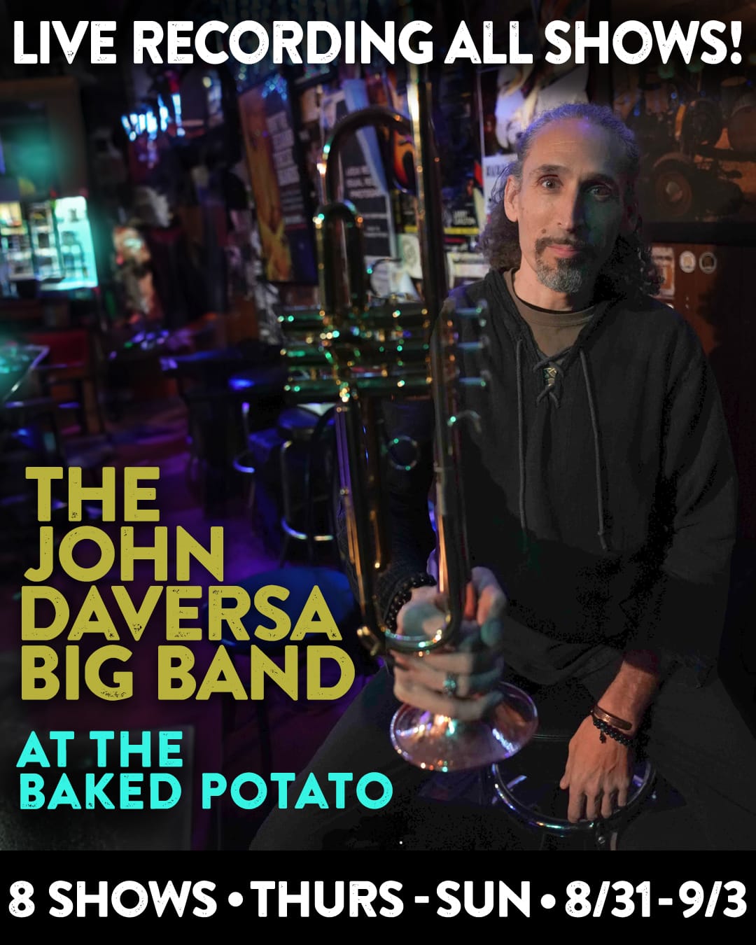 JOHN DAVERSA PROGRESSIVE BIG BAND - Sunday, September 3, 2023