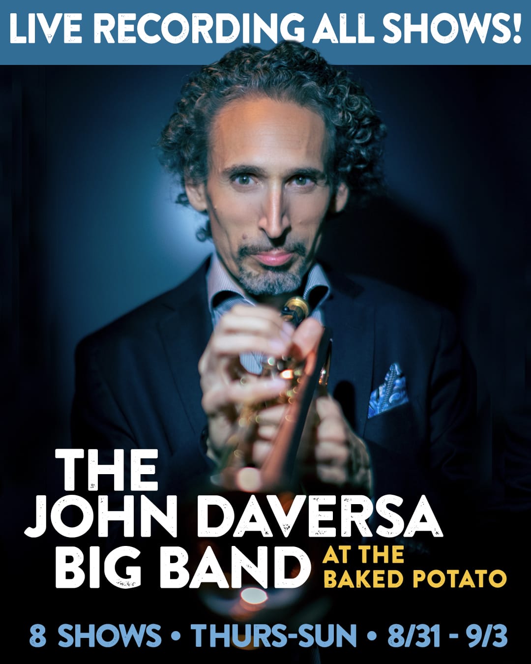 JOHN DAVERSA PROGRESSIVE BIG BAND - Thursday, August 31, 2023