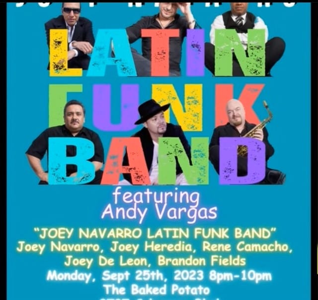 JOEY NAVARRO Latin Funk BAND - Monday, September 25, 2023