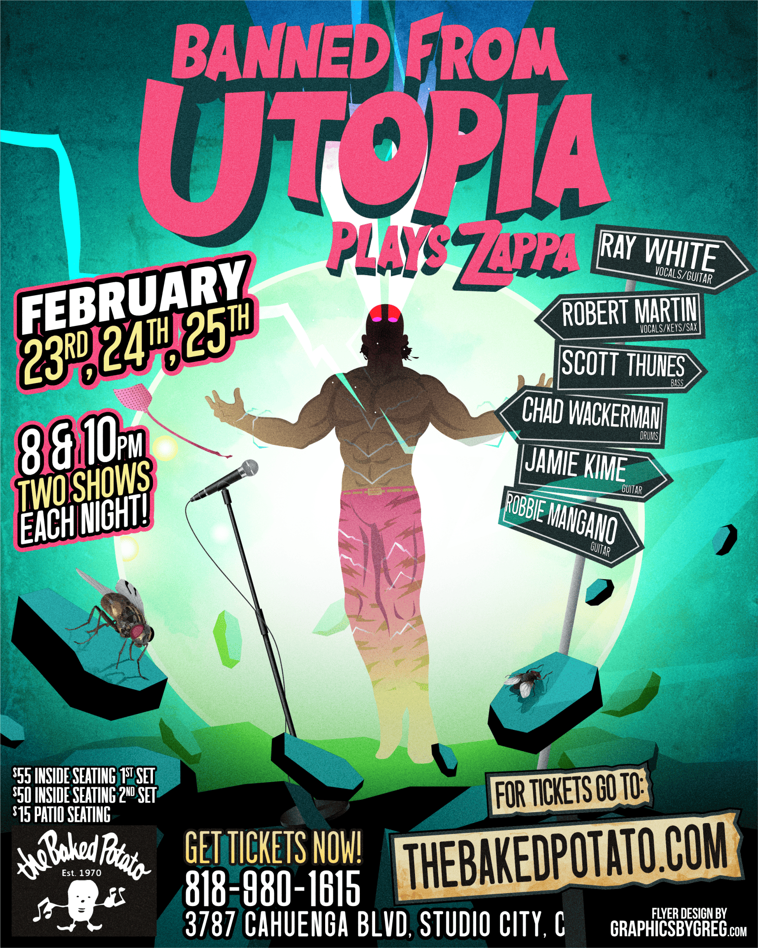 BANNED from UTOPIA plays ZAPPA - Sunday, February 25, 2024