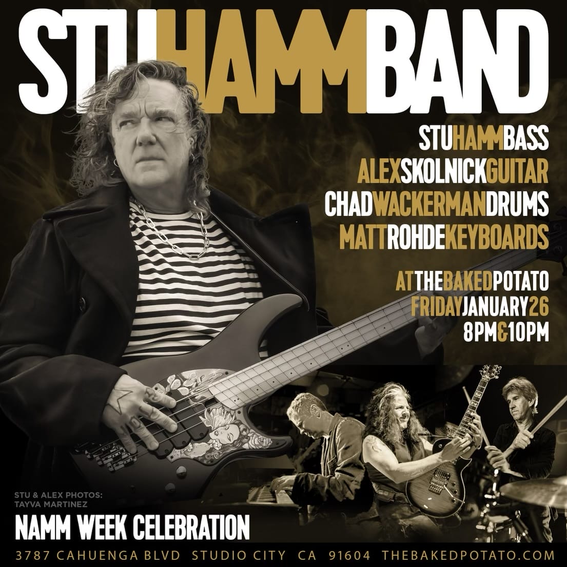 STU HAMM BAND ..NAMM - Friday, January 26, 2024