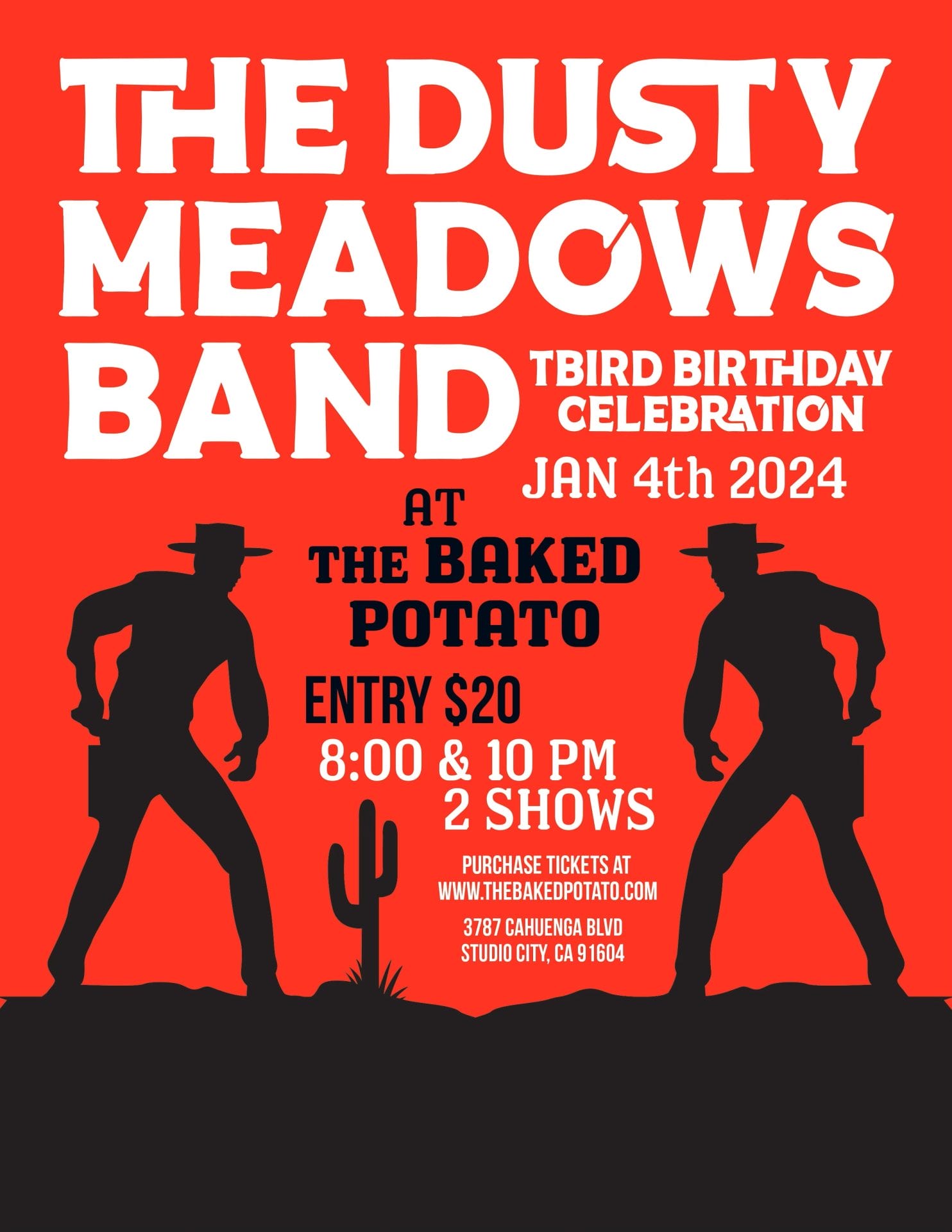 DUSTY MEADOWS BAND - Thursday, January 4, 2024