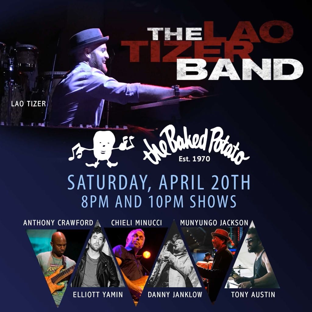 The LAO TIZER Band - Saturday, April 20, 2024