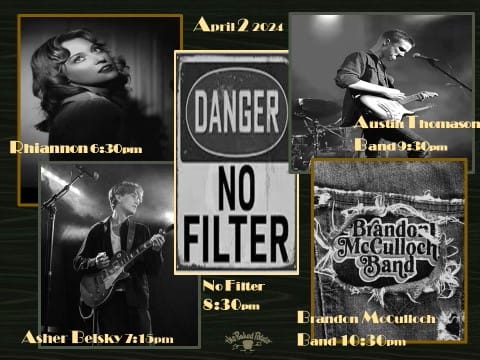 5 BAND SHOWCASE - Tuesday, April 2, 2024