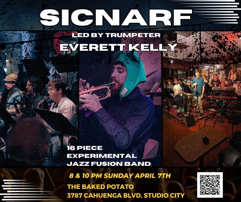 SICNARF - EVERETT KELLY’S BIG BAND - Sunday, April 7, 2024