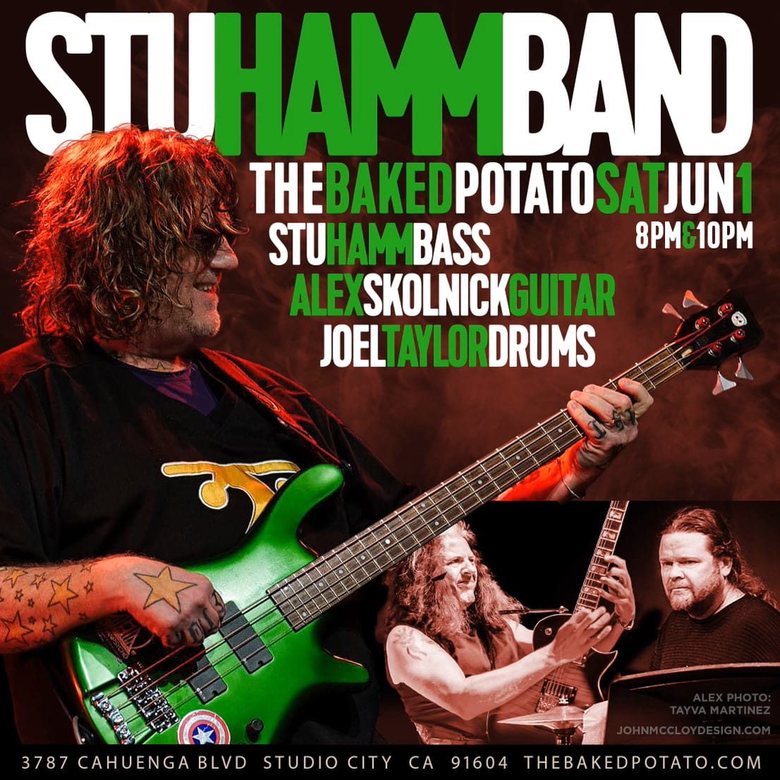 STU HAMM BAND - Saturday, June 1, 2024