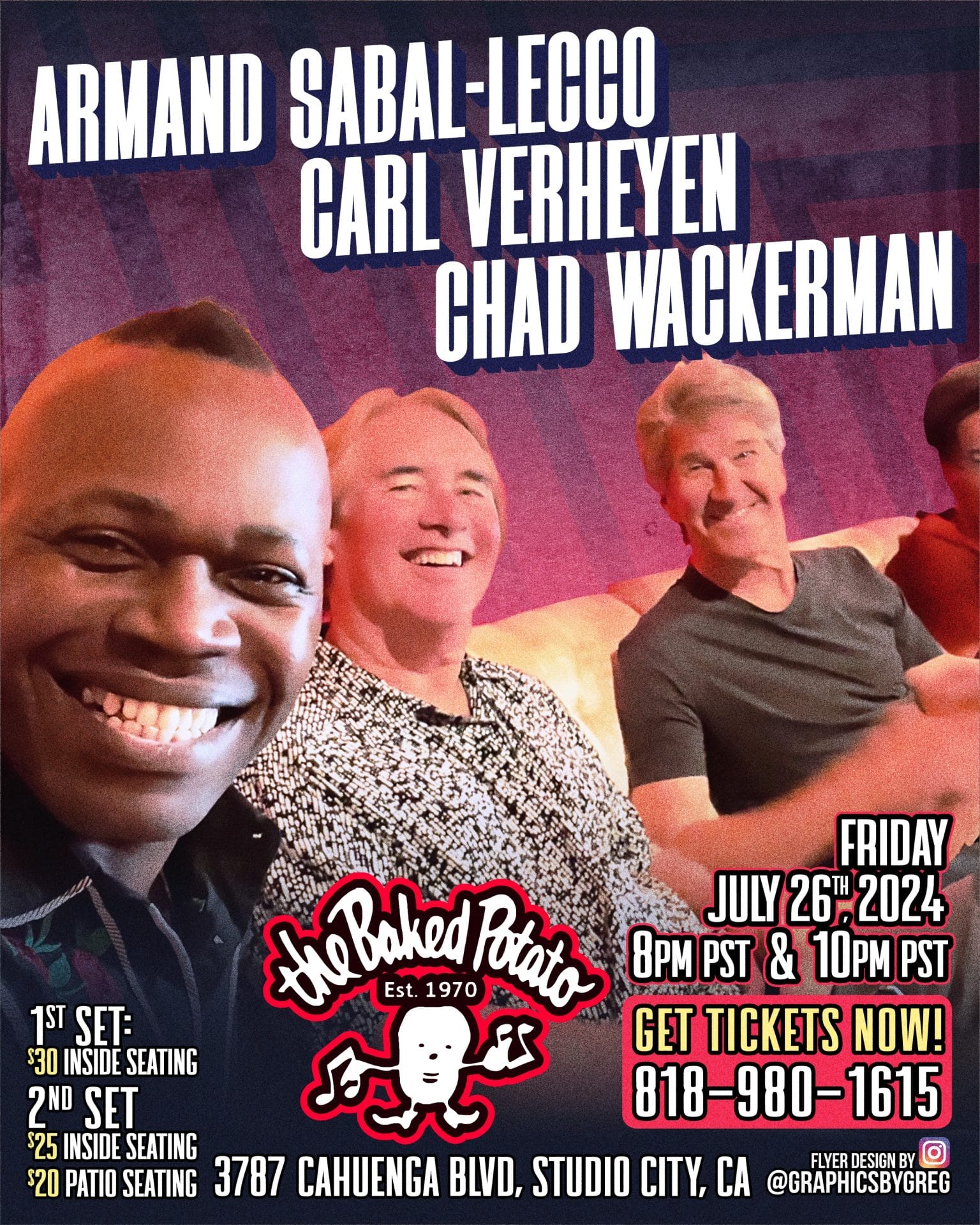 CHAD WACKERMAN BAND - Friday, July 26, 2024