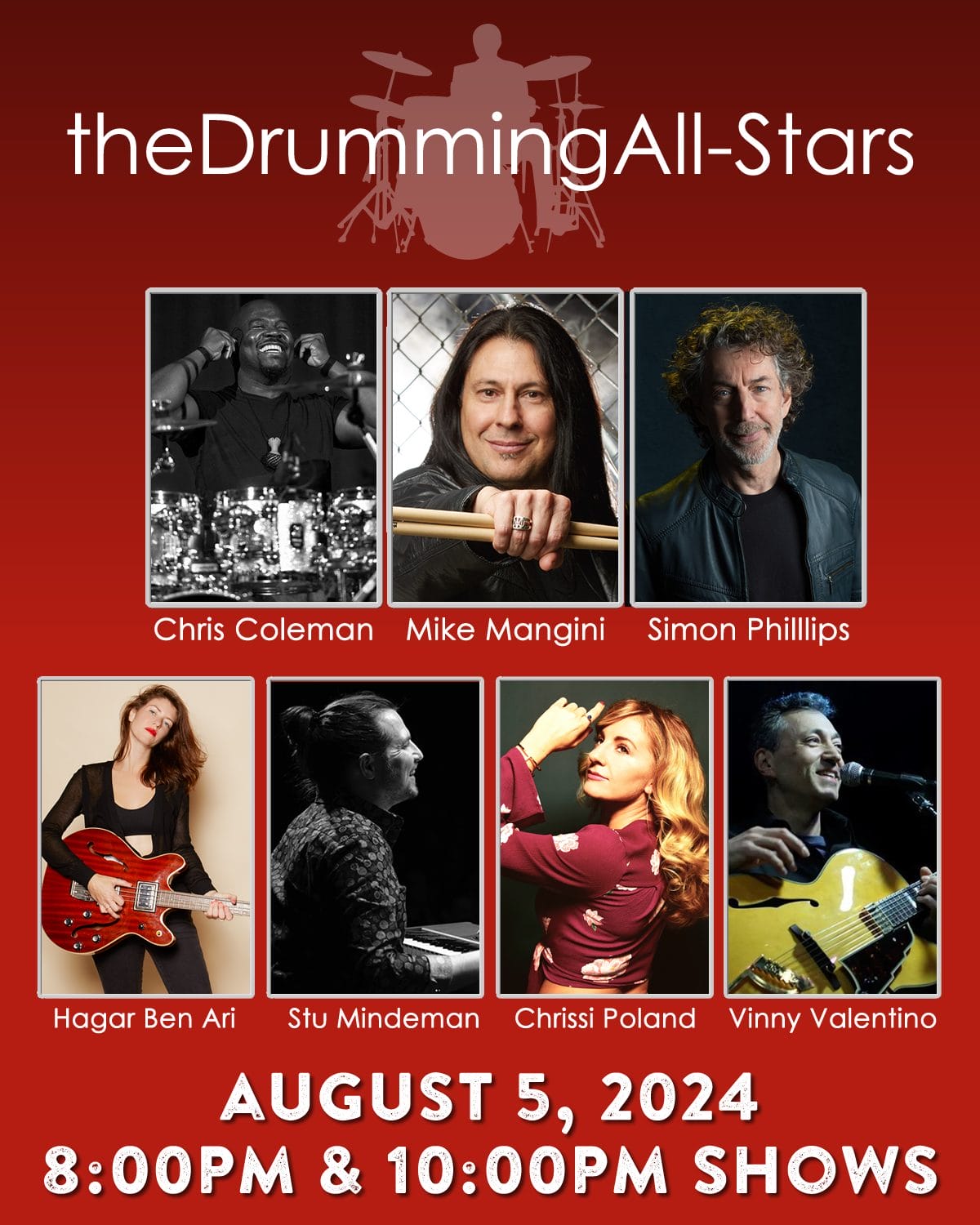 Drum Fantasy Camp ALLSTAR CONCERT - Monday, August 5, 2024
