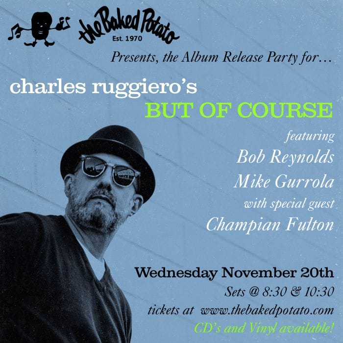 The CHARLES RUGGIERO Quartet - Wednesday, November 20, 2024