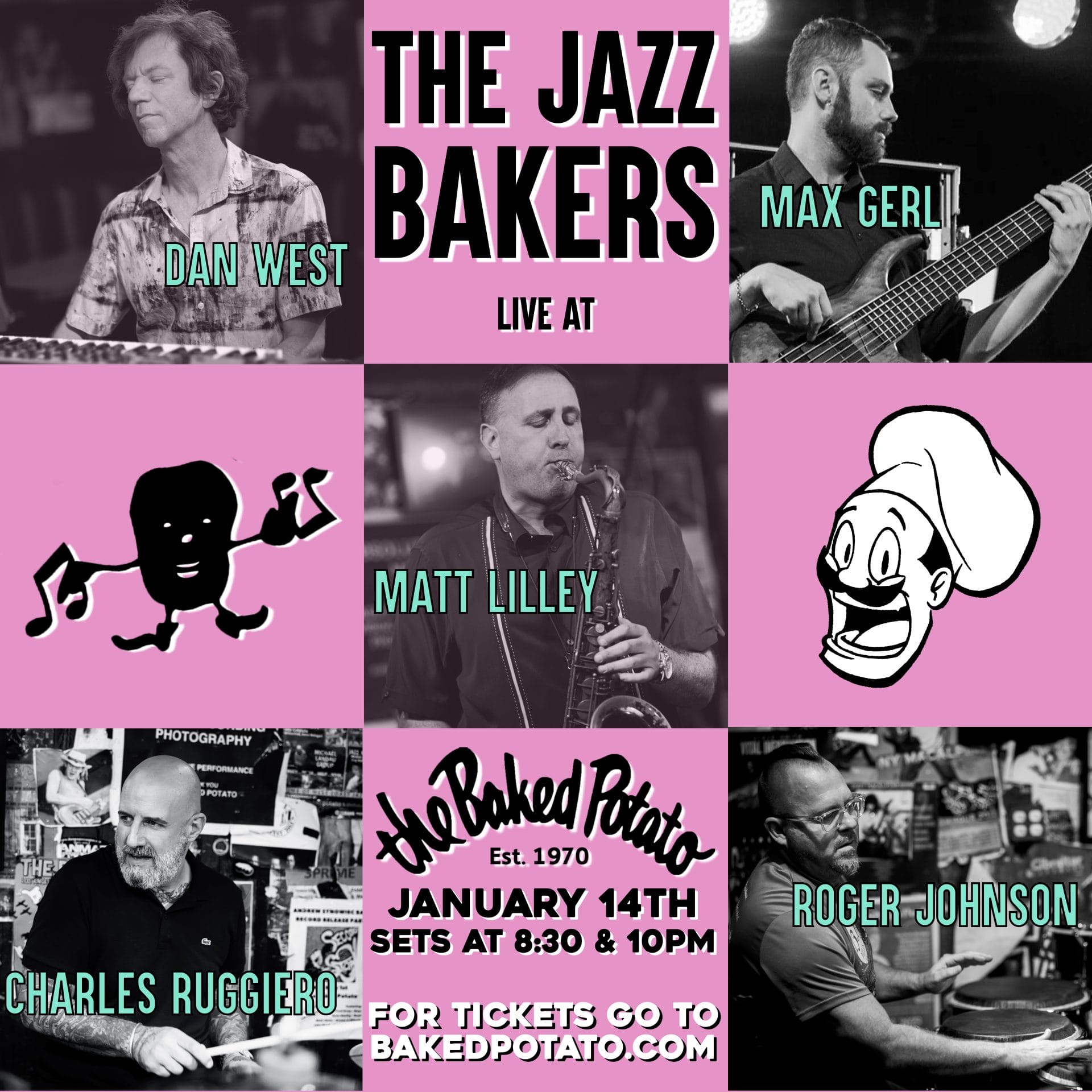 The Jazz Bakers - Tuesday, January 14, 2025