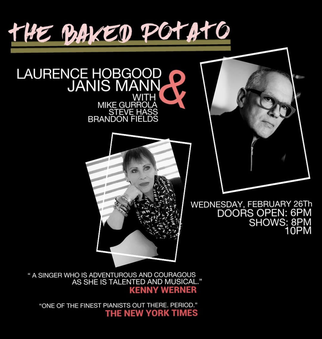 JANIS MANN and LAURENCE HOBGOOD - Wednesday, February 26, 2025