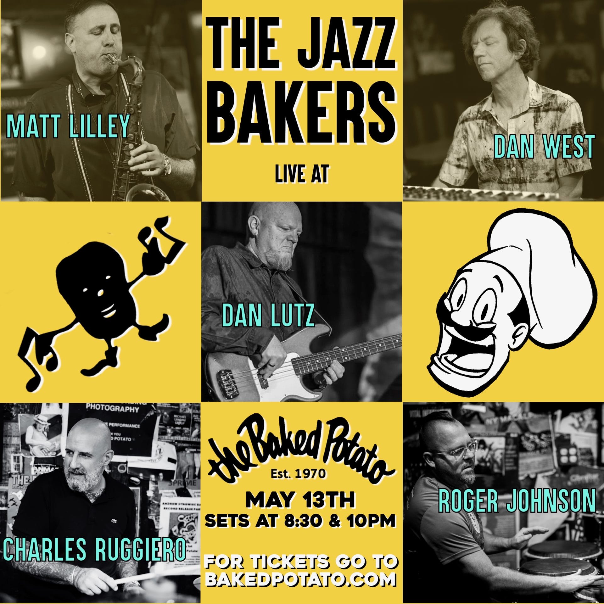 The JAZZ BAKERS - Tuesday, May 13, 2025
