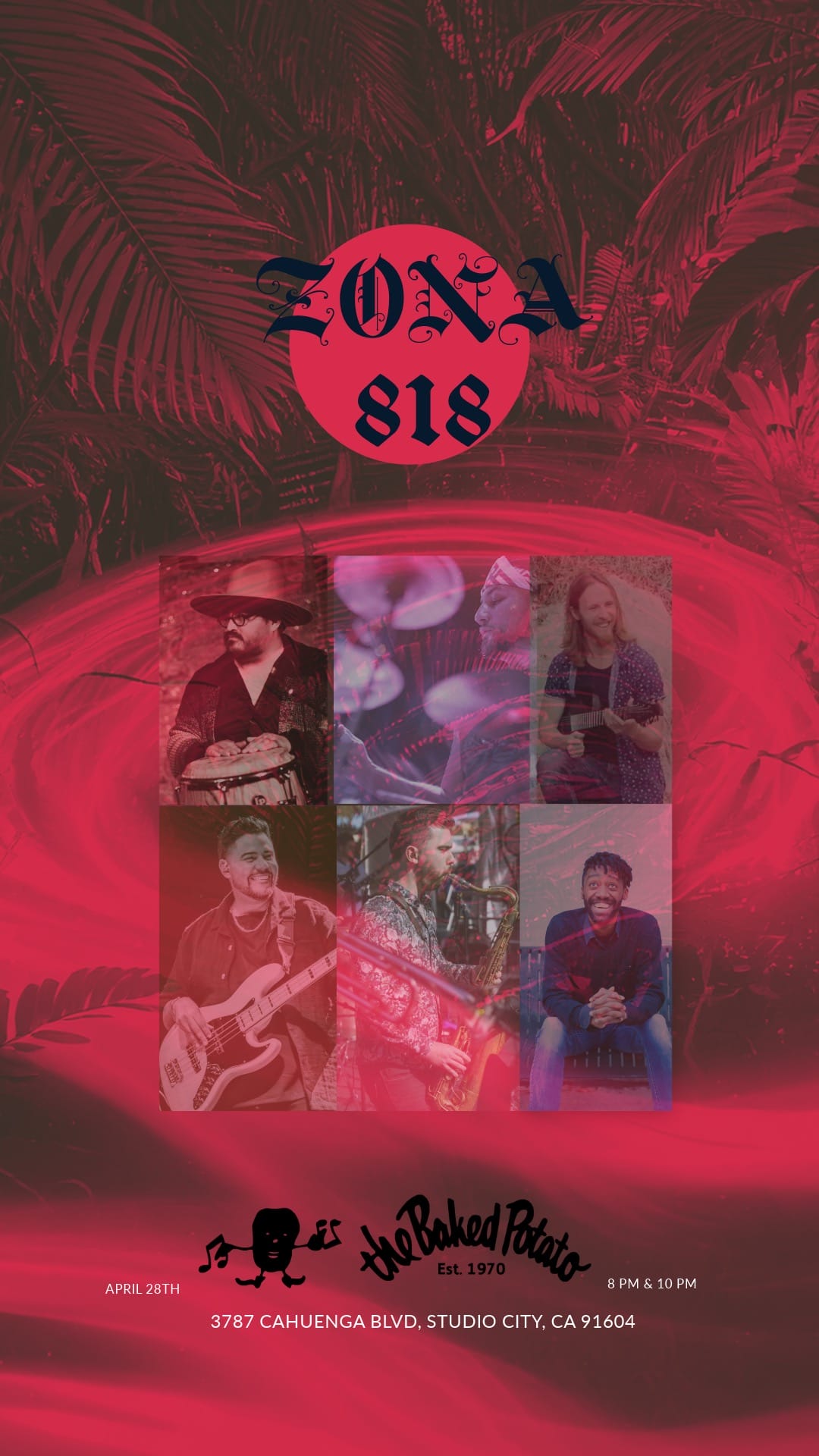 ZONA 818 Latin Jazz Fusion Squad - Monday, April 28, 2025