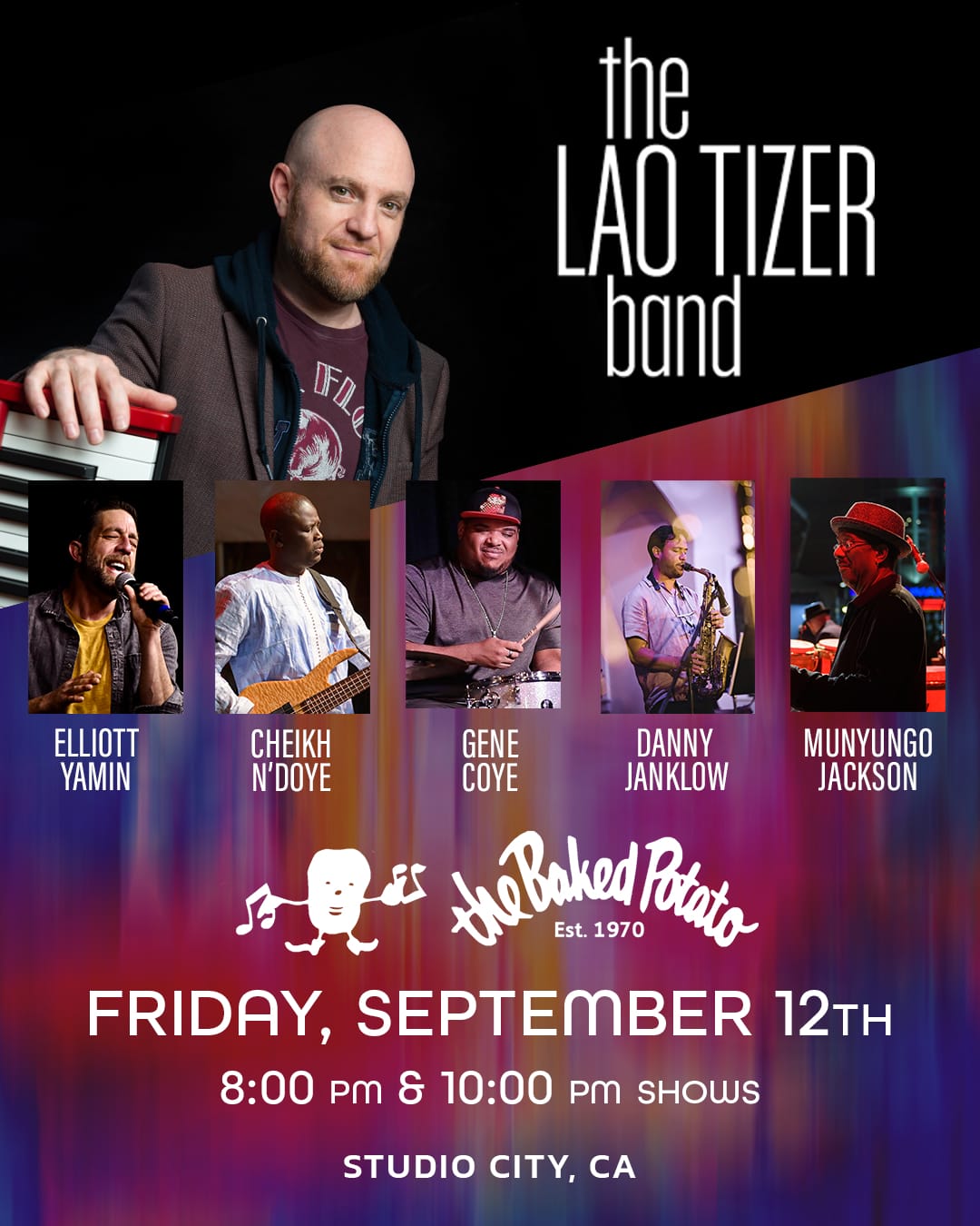 The LAO TIZER Band - Friday, September 12, 2025