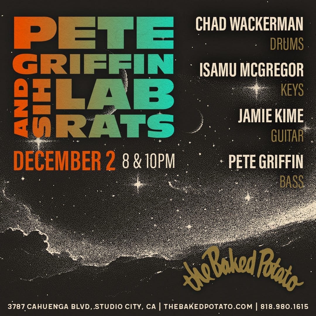 PETE GRIFFIN and his LAB RATS - Tuesday, December 2, 2025